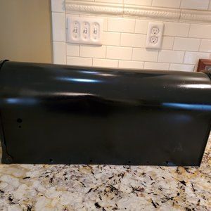 Black Metal Mailbox - Official Size - U.S. Post Office - Solar Group USA 19"